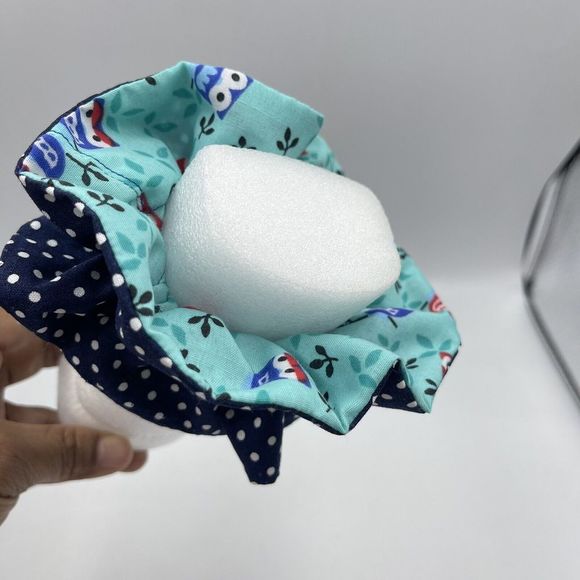 Oversize Women Reversible Scrunchie Elastic Hairbands Hair Ties XL Charmeuse - Picture 10 of 11